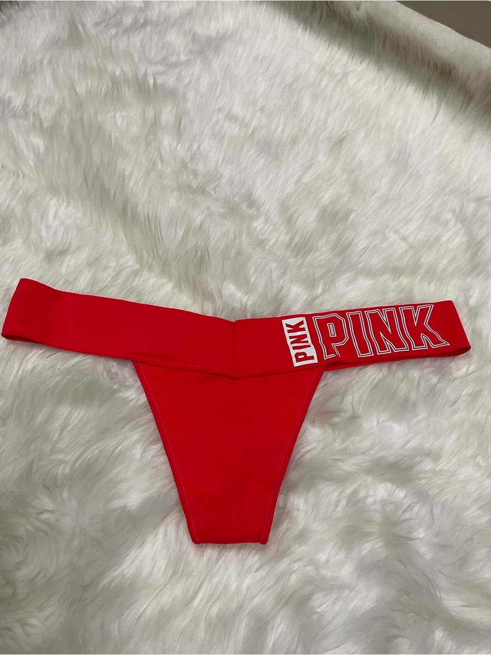 Y2K Victoria's Secret PINK Red Thong